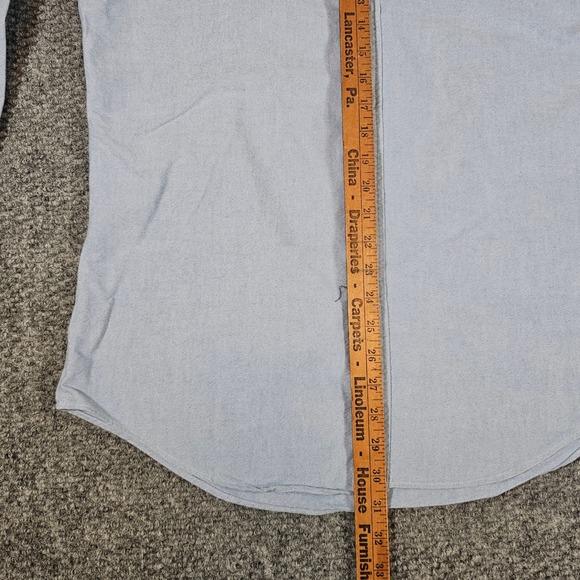 Ralph Lauren Oxford Shirt Slim Fit Long Sleeve Button Down Light Blue L - Picture 6 of 8